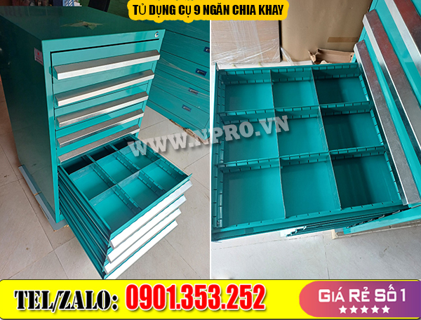 Tủ dụng cụ 7 ngăn - 8 ngăn - 9 ngăn kéo 