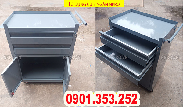 Tủ đựng đồ 2 ngăn kéo, 1 ngăn mở cánh